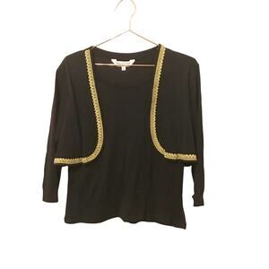 Uniform John Paul Richard’s NWT top with attached vest with gold trim size XL